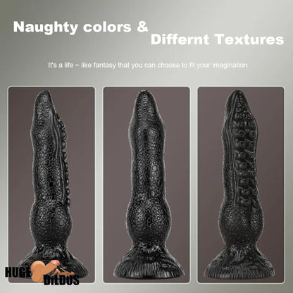 7.08in 9.06in 10.24in 11.81in Big Fantasy Tentacle Octopus PVC Anal Dildo