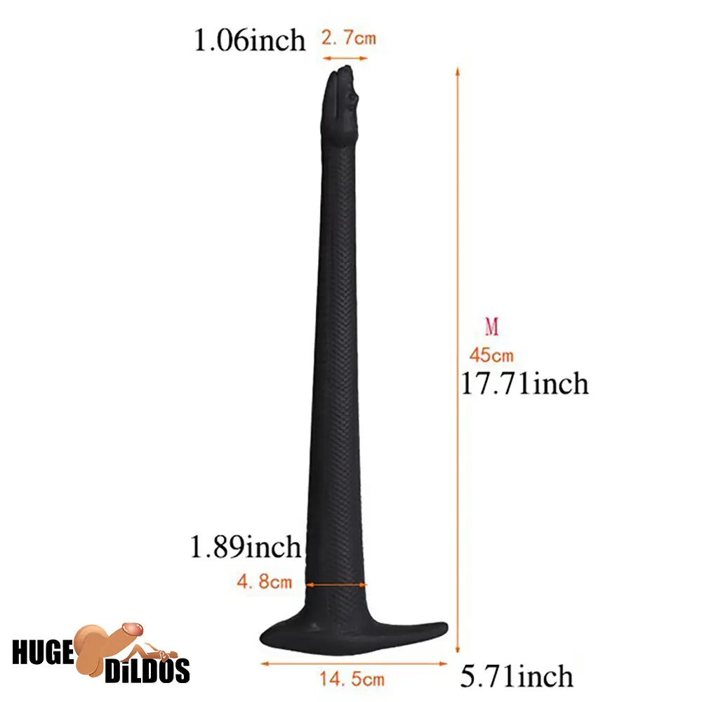 13.78in 17.72in 21.65in Super Long Huge Silicone Soft Snake Cock Dildo